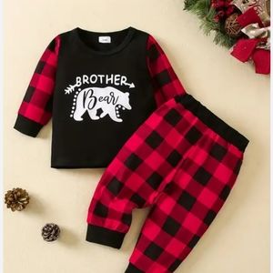 Christmas pajamas brother bear size 3-4 kids new never worn